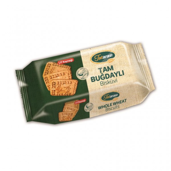 TATARASI TAM BUĞDAY BİSKÜVİ 100 Gr TATARASI TAM BUĞDAY BİSKÜVİ 100 Gr