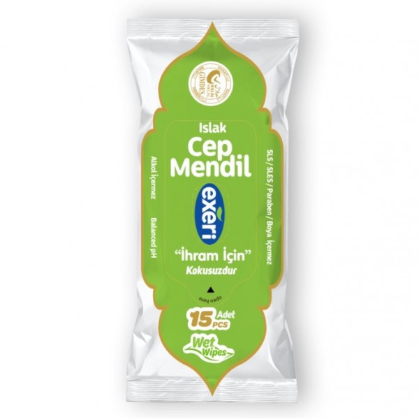 EXERİ ISLAK CEP MENDİLİ (15 Lİ)