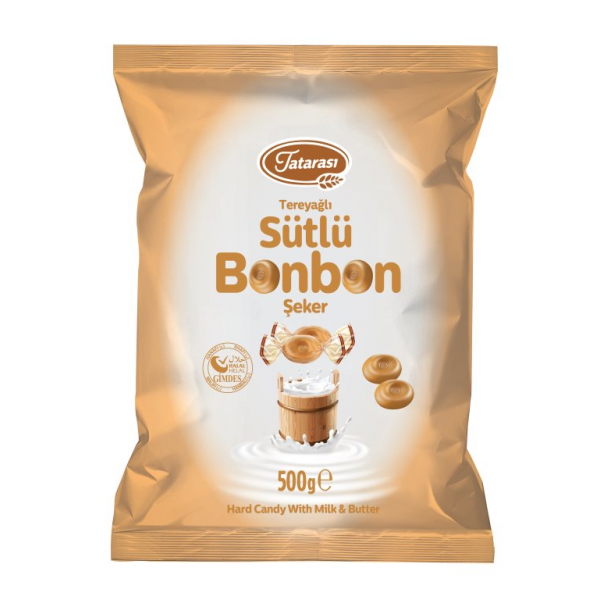 TATARASI TEREYAĞLI SÜTLÜ BONBON ŞEKER 500 Gr